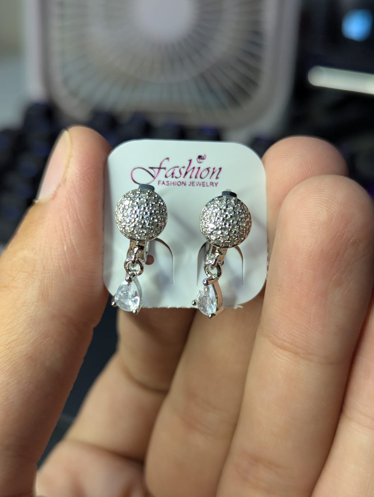 SILVER STUD EARRINGS