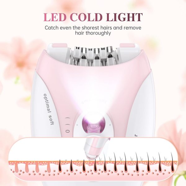 Daling DL-6032 Cordless Ladies Epilator β 36 Tweezers of Smooth Perfection