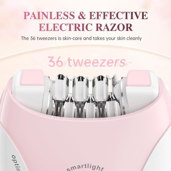 Daling DL-6032 Cordless Ladies Epilator β 36 Tweezers of Smooth Perfection