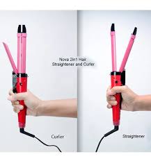 NOVA 2 in 1 Hair Straightener β Curl - Straighten with One Tool