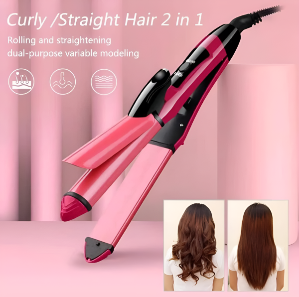 NOVA 2 in 1 Hair Straightener β Curl - Straighten with One Tool