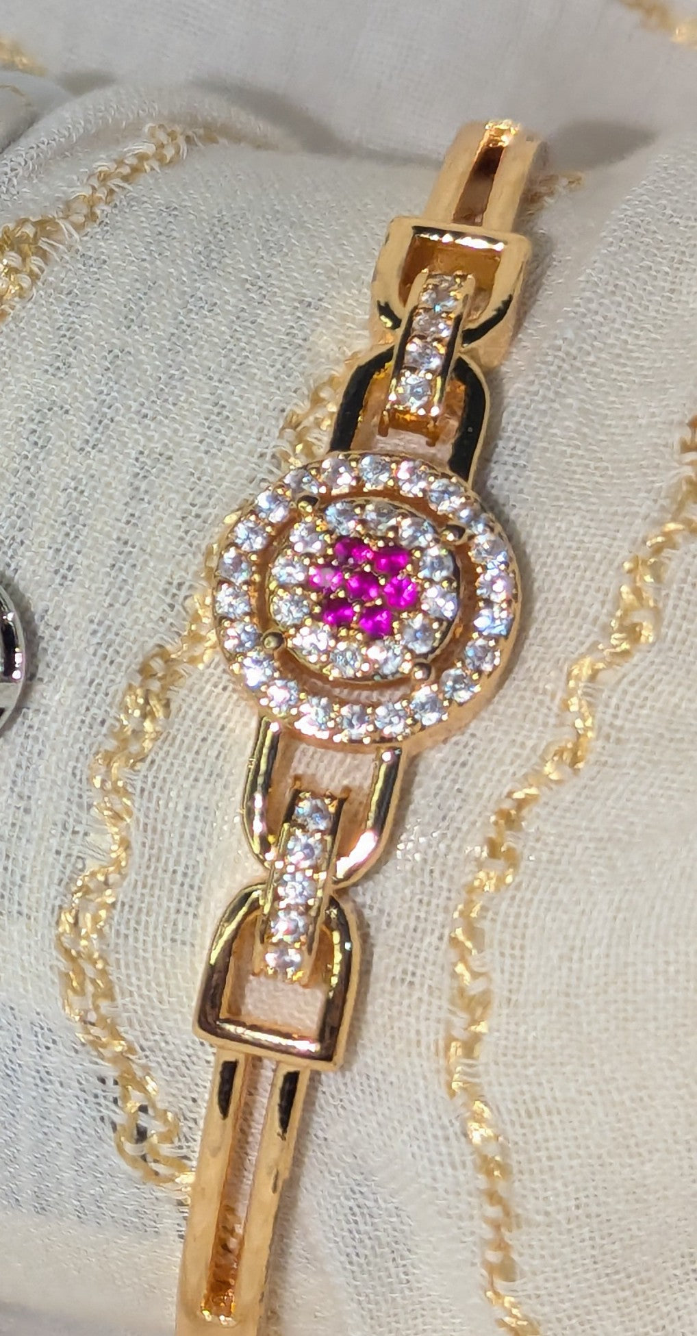 GOLD PINK BRACELET