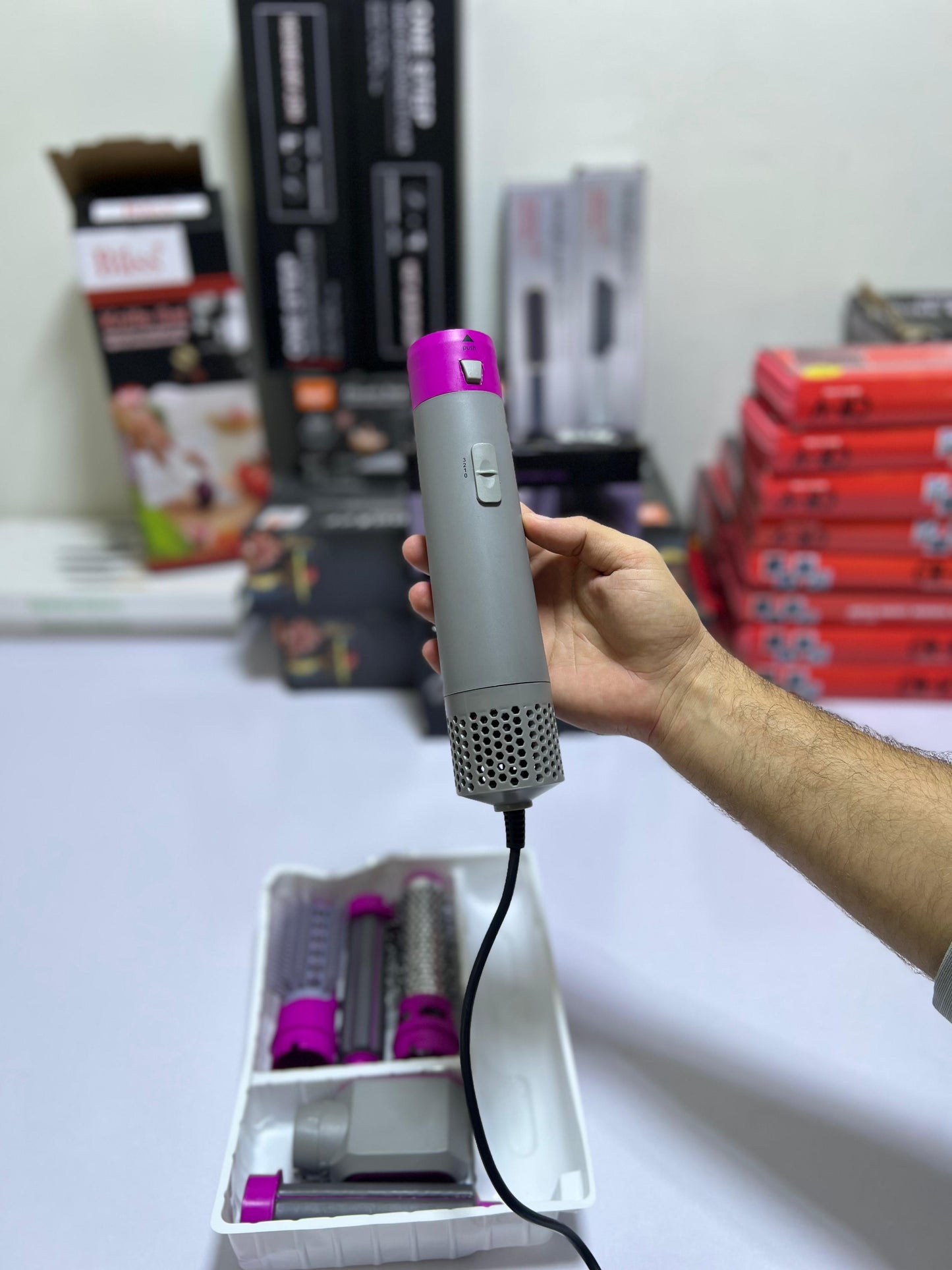 5 in 1 Electric Hair Dryer Brush – Dry, Style Shine in One Tool