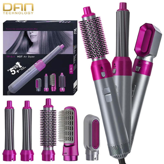 5 in 1 Electric Hair Dryer Brush – Dry, Style Shine in One Tool