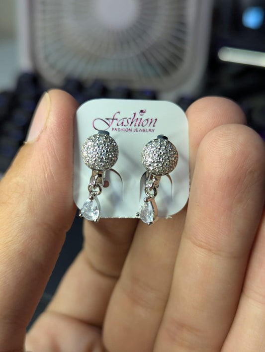 SILVER STUD EARRINGS