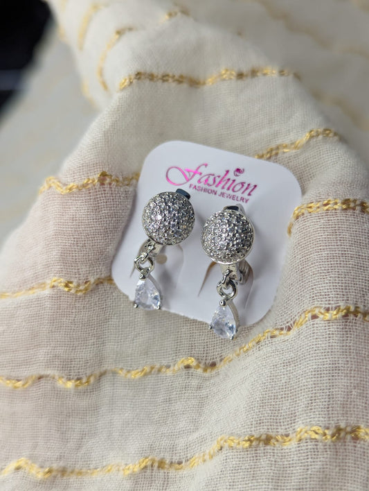 SILVER STUD EARRINGS