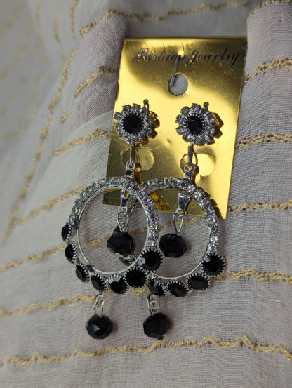 BLACK EARRINGS