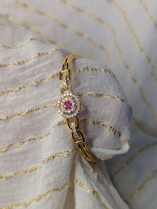 GOLD PINK BRACELET
