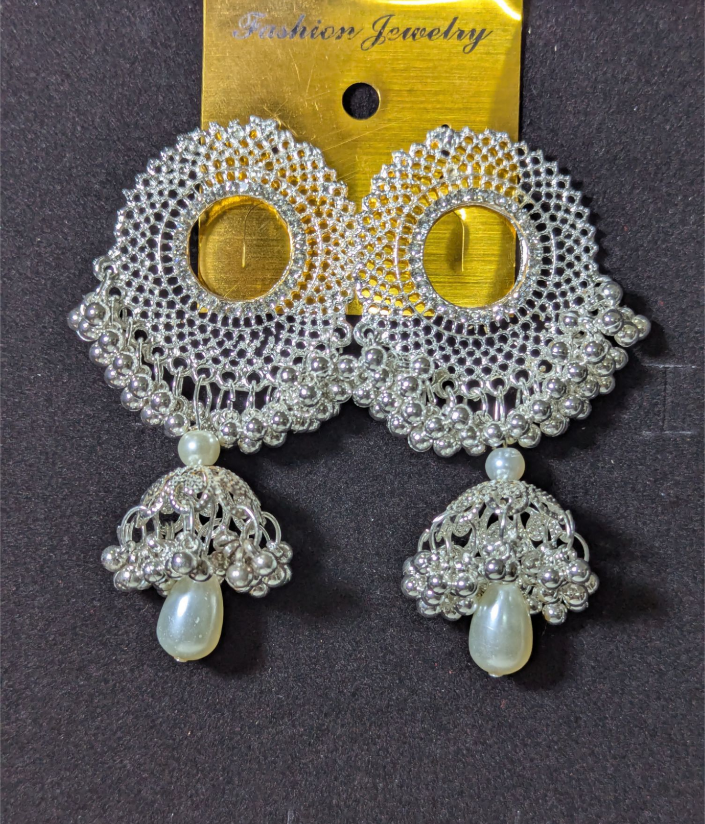 SILVER JHUMKA