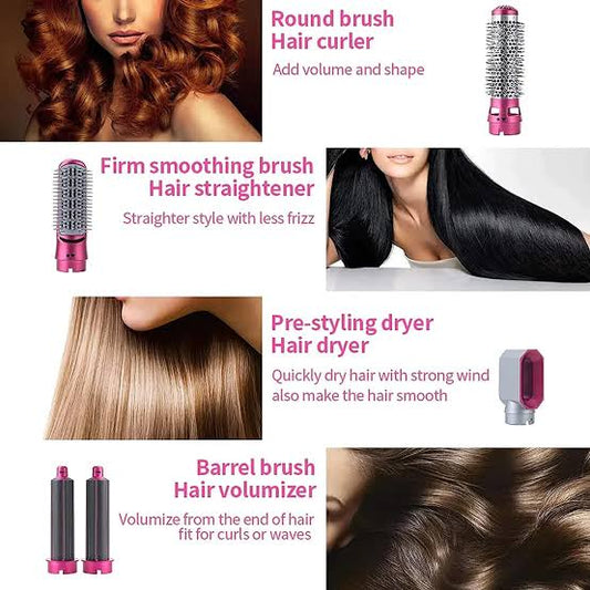 5 in 1 Electric Hair Dryer Brush – Dry, Style Shine in One Tool