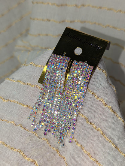 SILVER TASSEL EARRINGS